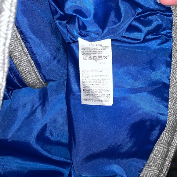 OLD NAVY gray quilted vest YOUTH 14/16 XL, NWOT - Picture 5 of 5